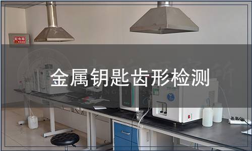 金屬鑰匙齒形檢測